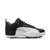 Air Jordan XII Low Spiked Golf Shoe - White/Black