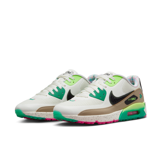 Air Max 90 G NRG Spikeless Golf Shoe - White/Multi | NIKE | Golf