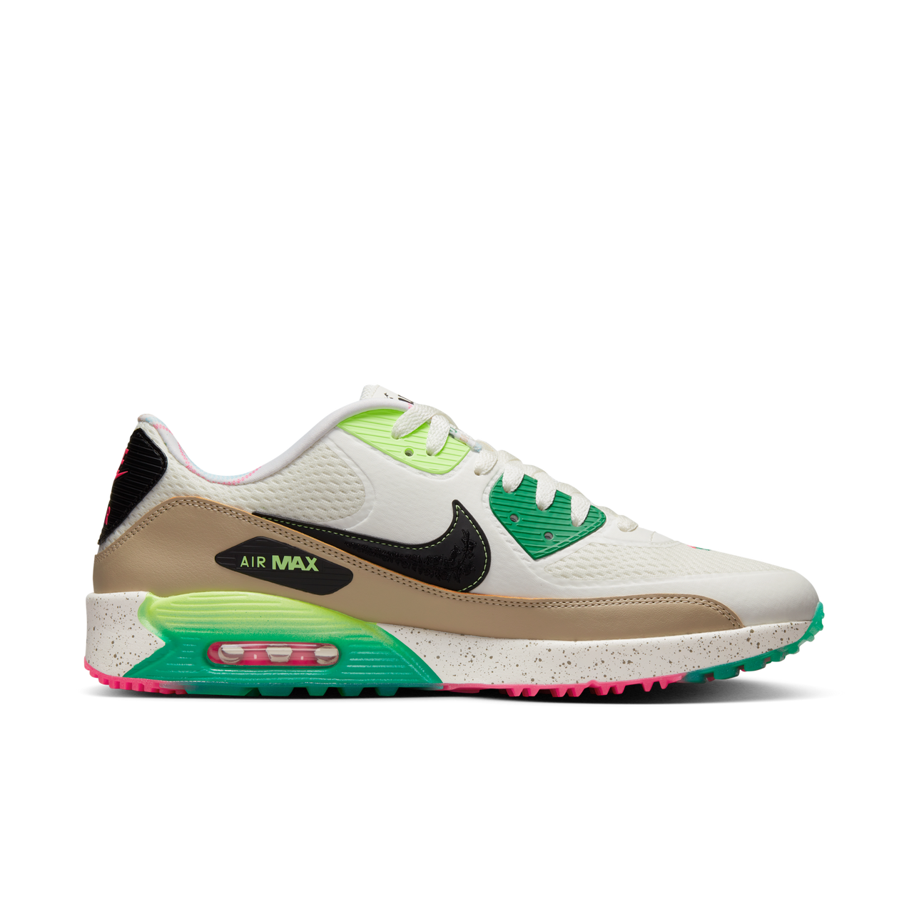 Air Max 90 G NRG Spikeless Golf Shoe - White/Multi