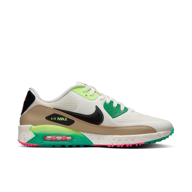 Air Max 90 G NRG Spikeless Golf Shoe - White/Multi | NIKE | Golf