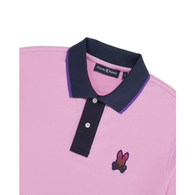 Psycho Bunny Polo in Pink for Men