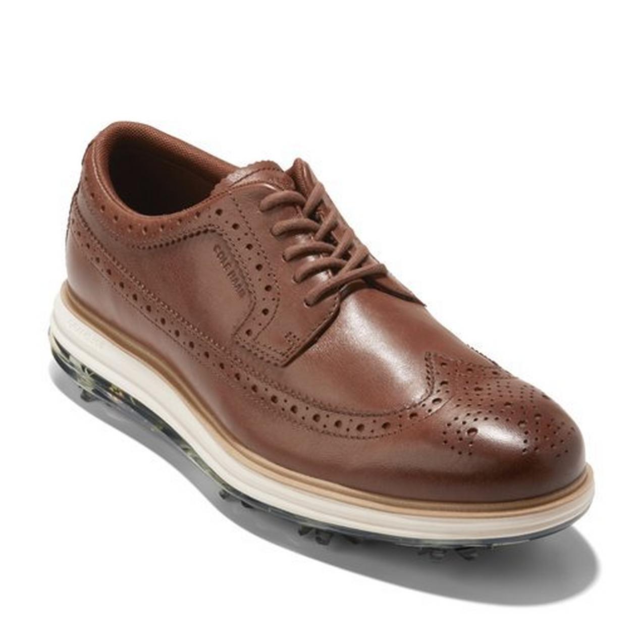 Men's Original Grand Tour Spiked Golf Shoe - Brown | COLE HAAN