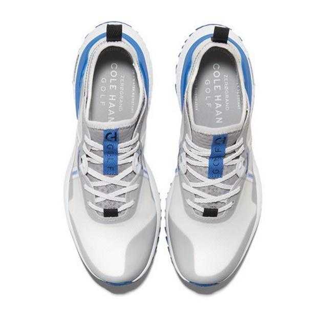 Men's Zerogrand Overtake Spikeless Golf Shoe - White/Blue | COLE