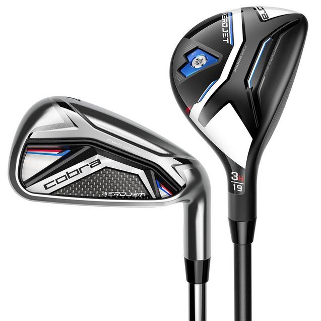 Aerojet 5H 6-PW GW Combo Iron Set with Steel Shafts COBRA