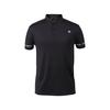 Men's Solid Henley Collar Short Sleeve Polo