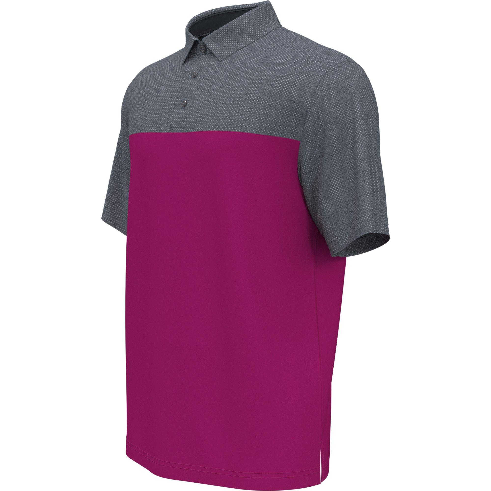 Men's Airflux Colour Block Short Sleeve Polo