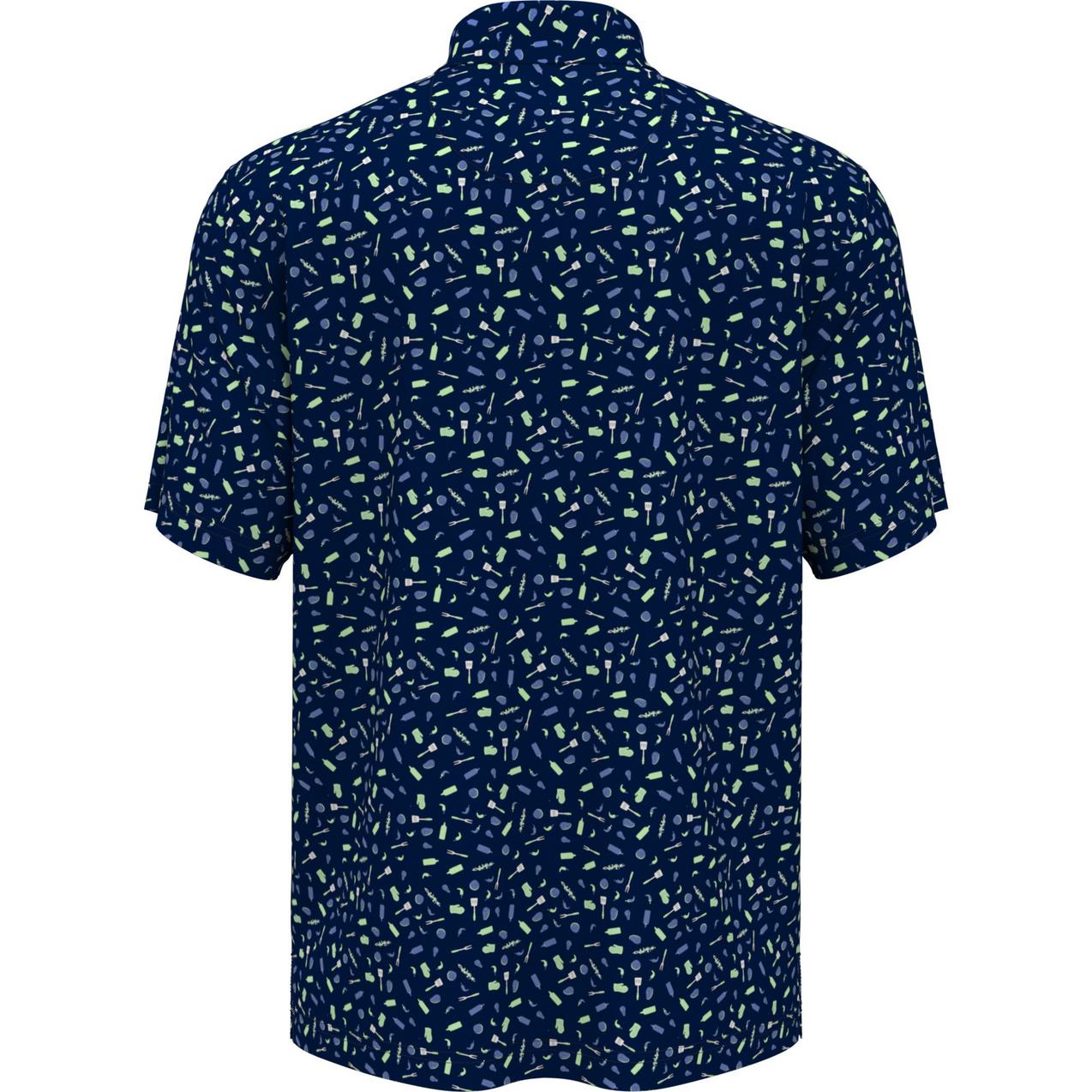 Men's Airflux BBQ Conversational Short Sleeve Polo