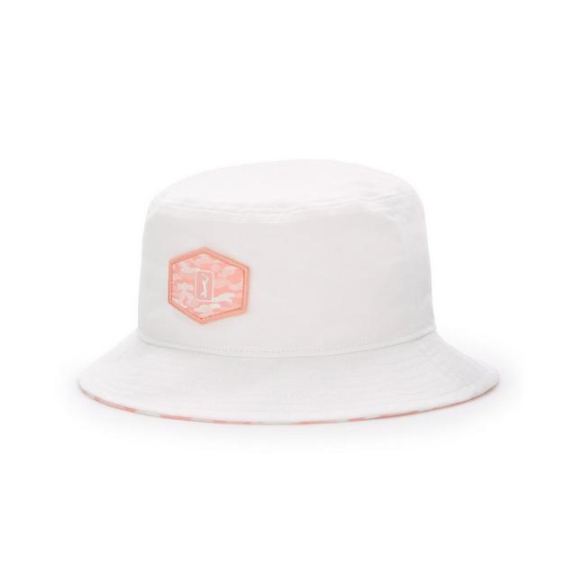 Pga Tour Men's Solar Bucket Hat, White