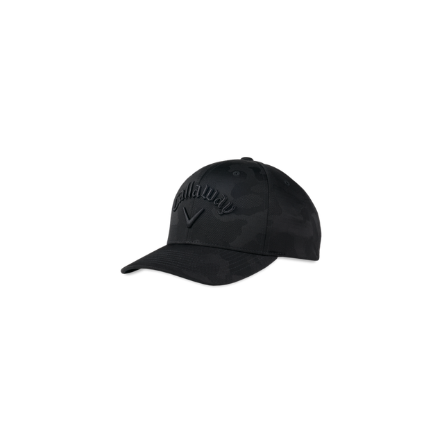 Men's Camo Snapback Cap, CALLAWAY, Hats, Men's, BLACK