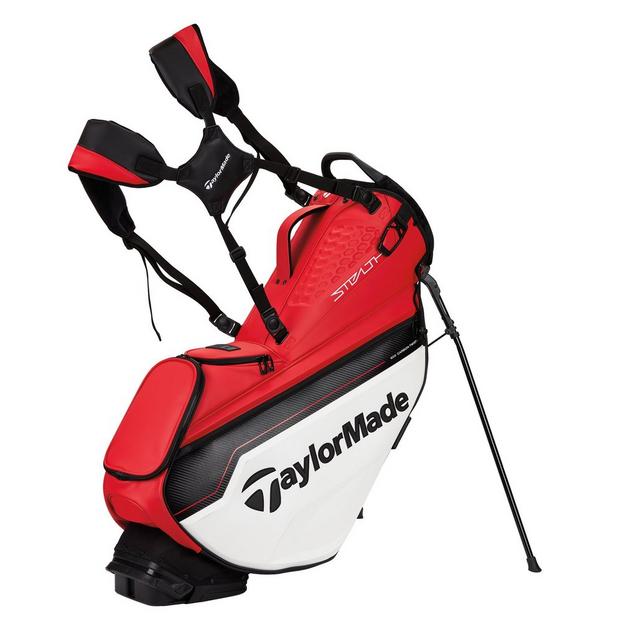 Tour Stand Bag | TAYLORMADE | Golf Bags | Men's | WHITE/RED | Golf 