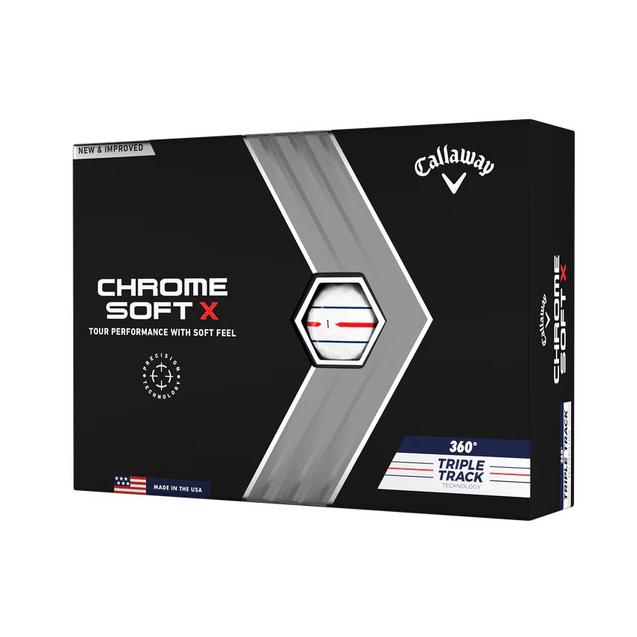 Balles Chrome Soft X 360 Triple Track CALLAWAY