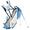 WHITE/LIGHT BLUE | Jordan Fadeaway Stand Bag