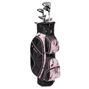 Ashley 11PC Package Set with Cart Bag - Flamingo