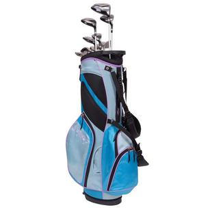 Ashley 11PC Package Set with Stand Bag - Blue/Lilac