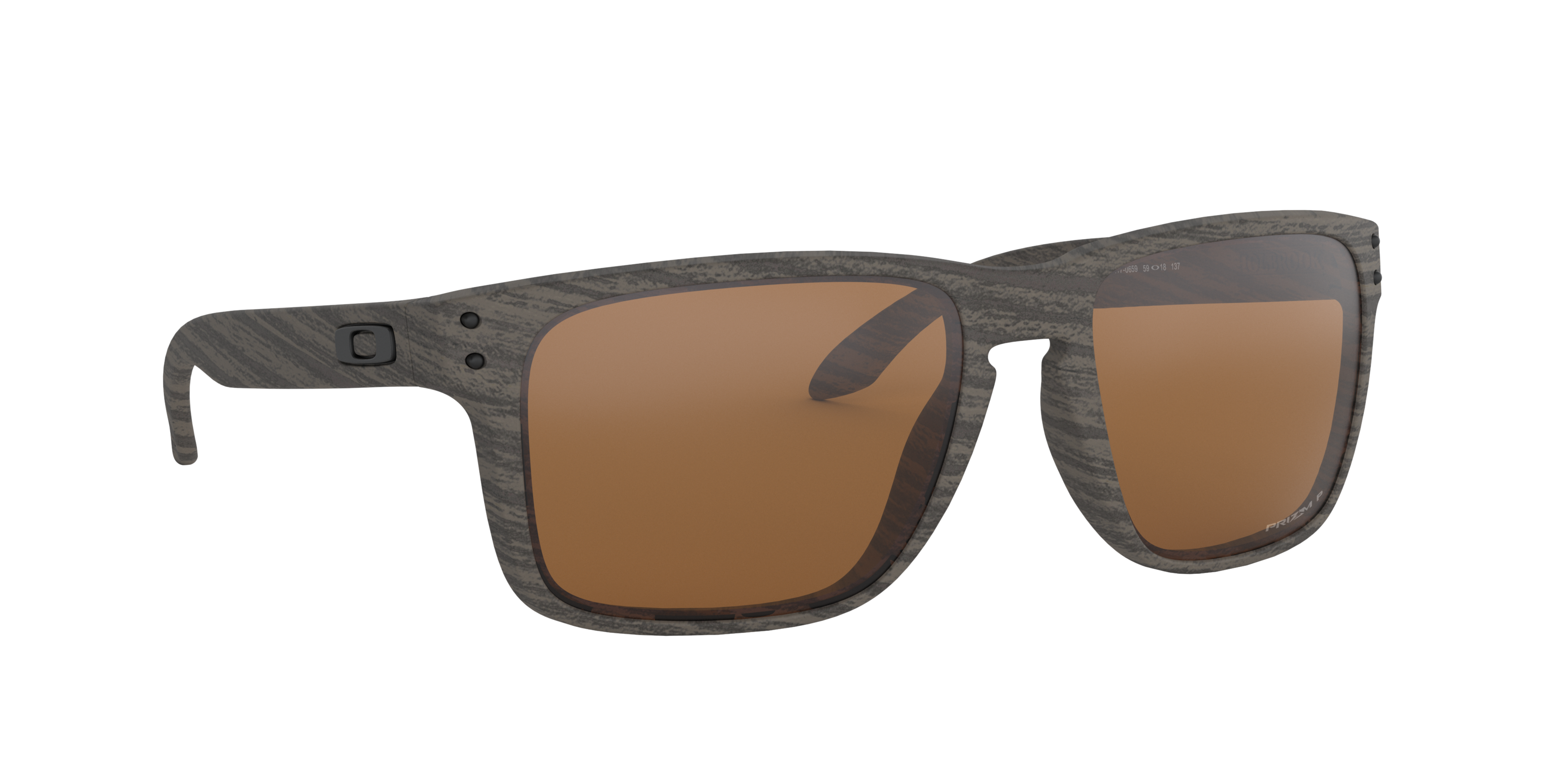 Holbrook XL Woodgrain w/Prizm Tungsten Iridium Polarized