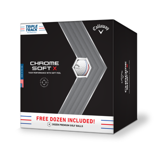 Prior Generation - 3+1 - Chrome Soft X Triple Track Golf Balls CALLAWAY