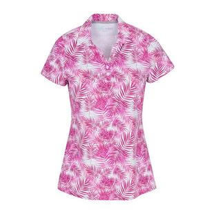 Women's Tahitian Short Sleeve Polo HEATHER GREY