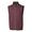 DARK RED | Men's Mainsail Sweater-Knit Full Zip Vest