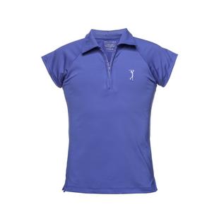 Girl's Solid Short Sleeve Polo