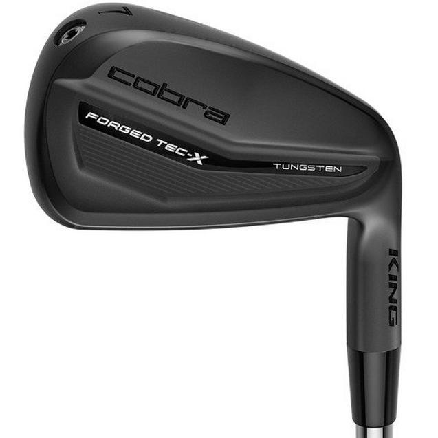KING Forged Tec X Black 5-PW GW Iron Set with Steel Shafts COBRA