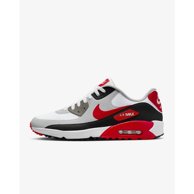 Chaussure Air Max 90 G TB sans crampons - Blanc et rouge | NIKE 