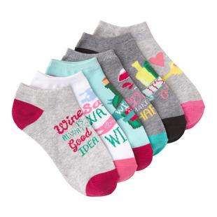 Women's Wine Time Ankle Sock 6-Pack