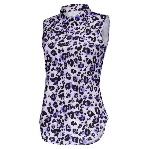 Polo à motif léopard pour femmes FULL WEDGE