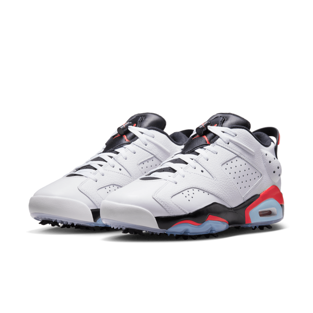 Air Jordan Retro 6 G ホワイト/ブラック/レッド Air Jordan Retro 6 G Spiked Golf Shoe-White/Black/Red | JORDAN