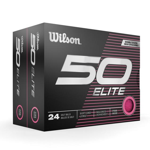 Fifty Elite Golf Balls - 24 Pack WILSON