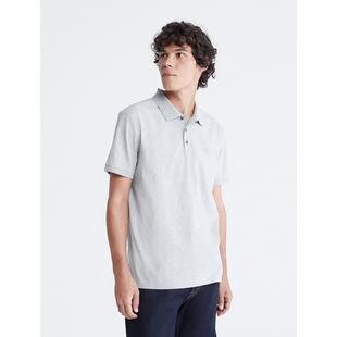 Men's Smooth Cotton Solid Short Sleeve Polo