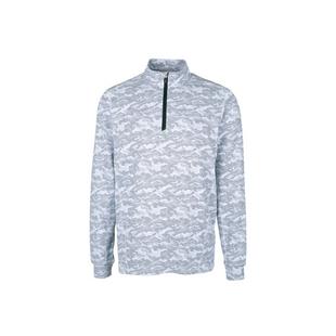 Men's Traverse Camo Print Stretch 1/4 Zip Pullover