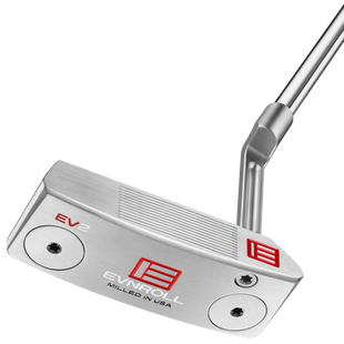 EV2 Short Plumber MidBlade Putter with TourTac Grip EVNROLL