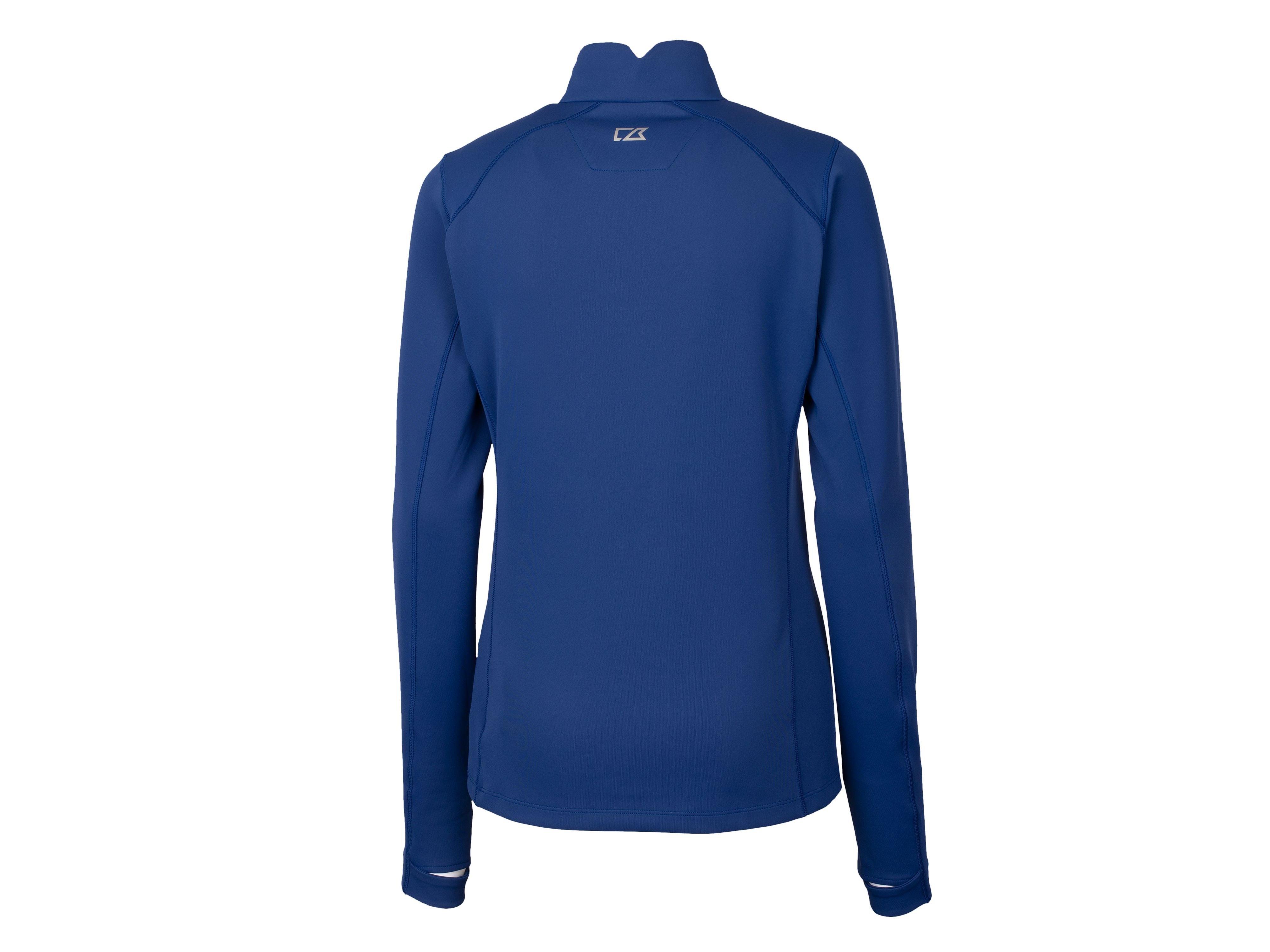 Cutter & Buck | Women's Traverse Stretch 1/4 Zip Pullover | in Blue, Size 3Xl