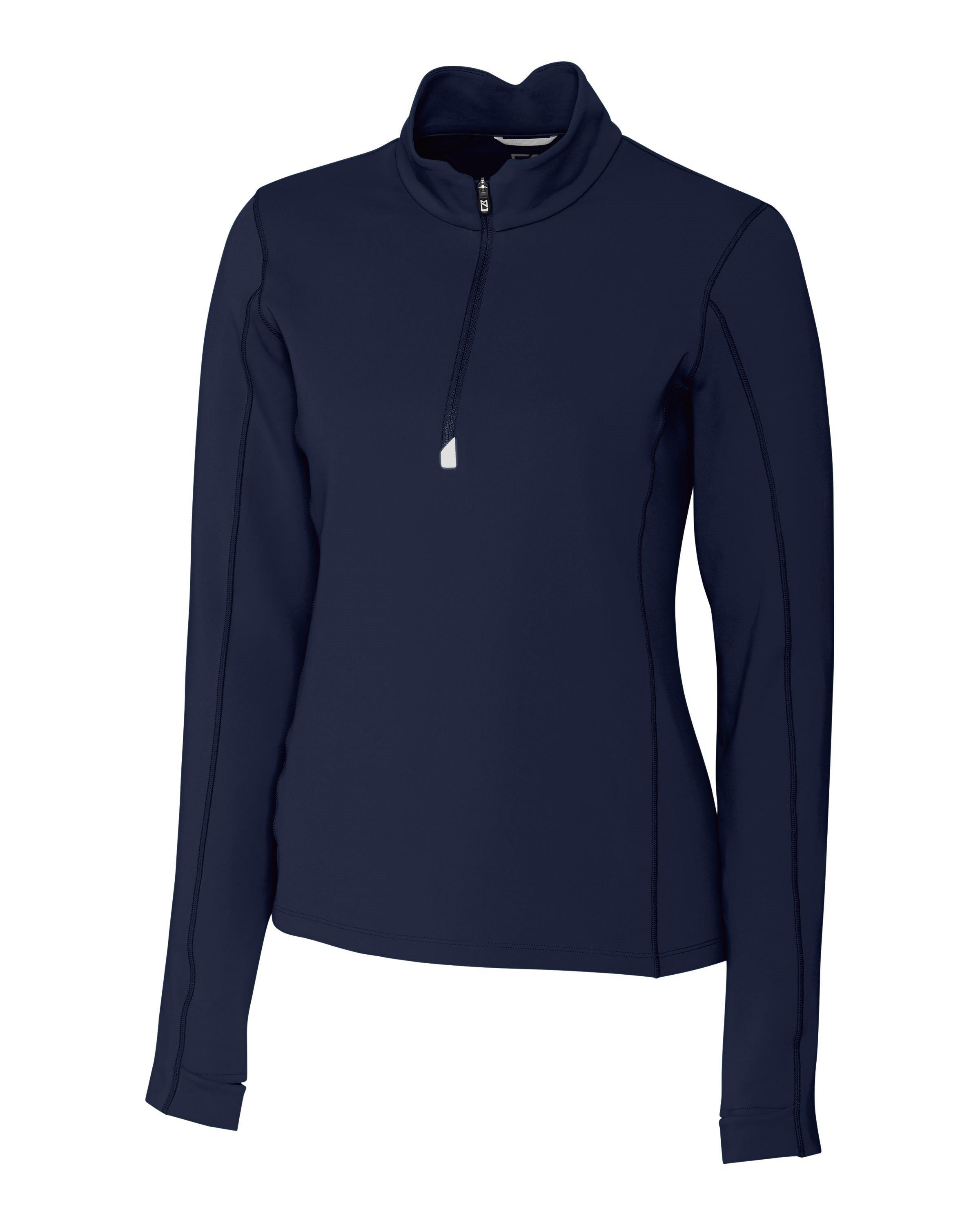 Cutter & Buck | Women's Traverse Stretch 1/4 Zip Pullover | in Navy, Size XS