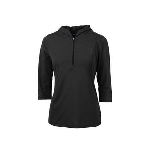 Chandail à capuchon Virtue Eco Pique Recycled à demi glissière pour femmes CUTTER & BUCK
