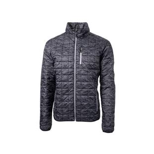Men's Rainier PrimaLoft Eco Insulated Full Zip Printed Puffer Jacket CUTTER & BUCK