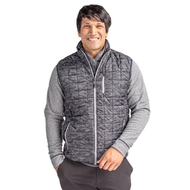 Men's Rainier PrimaLoft Eco Insulated Full Zip Printed Puffer Vest