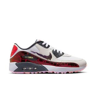 Air Max 90 G NRG Spikeless Golf Shoe-White/Grey/Red