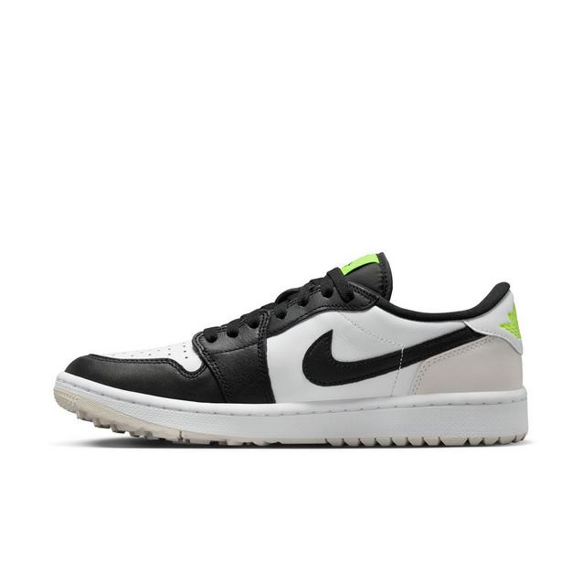 Air Jordan 1 Low G Spikeless Golf Shoe-White/Black/Green | JORDAN