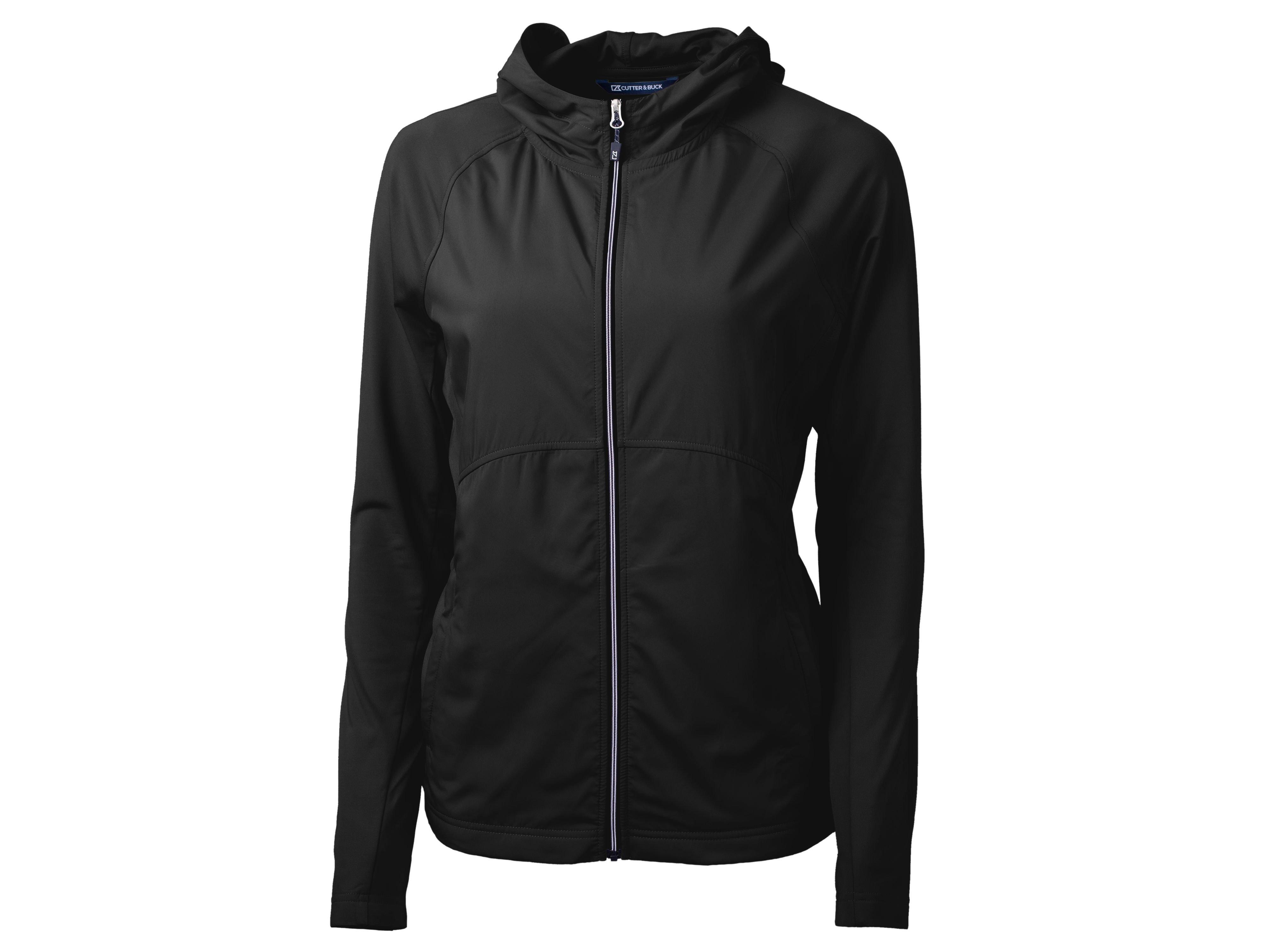 Cutter & Buck | Women's Adapt Eco Knit Hybrid Recycled Full Zip Jacket | in Black, Size 3Xl