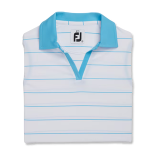 Girls' Striped Sleeveless Polo FOOTJOY
