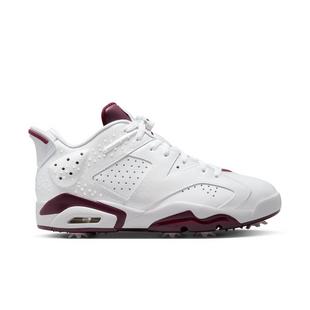 Chaussure Jordan Retro 6 G NRG à crampons - Blanc/Rouge