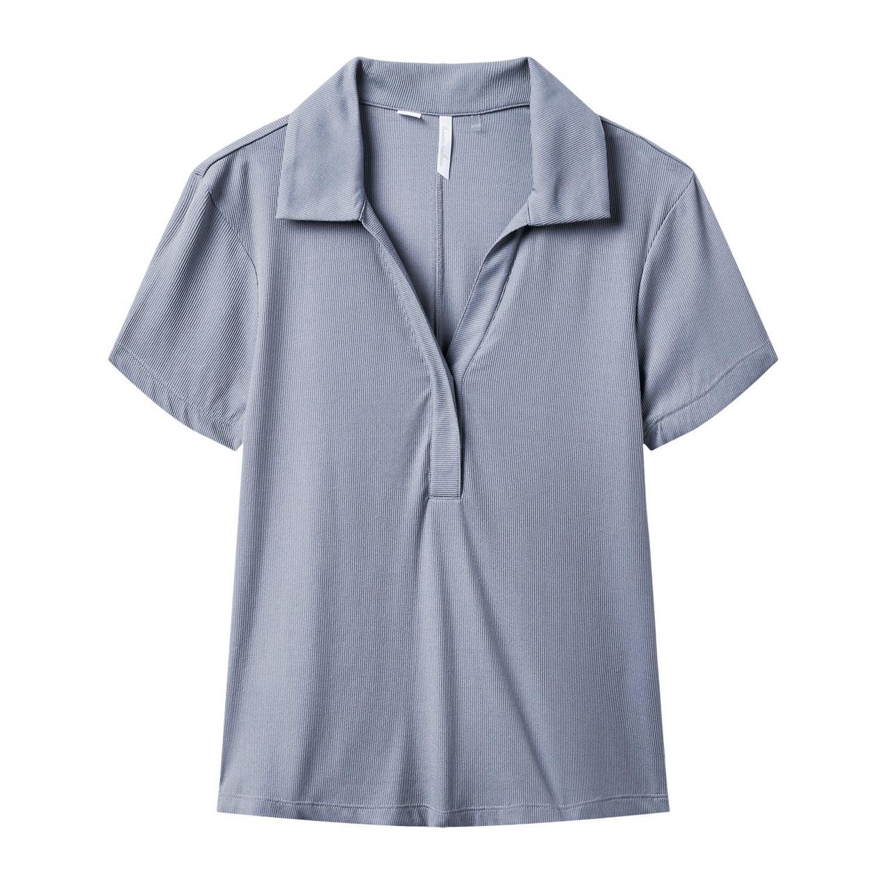 Women's Barcelona Ribbed Short Sleeve Polo
