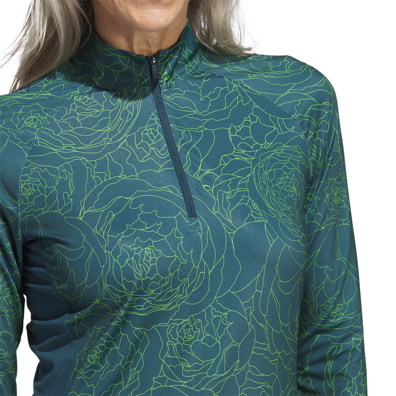 Women's Ultimate 365 1/4 Zip Long Sleeve Print Shirt