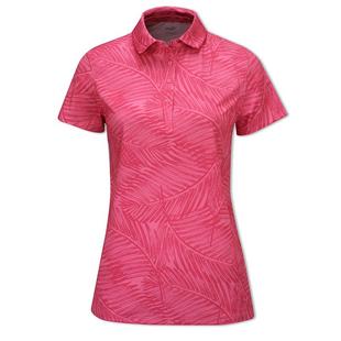 Women's MATTR Fern Print Short Sleeve Polo PUMA