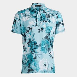 Men's Tech Jersey All Over Floral Short Sleeve Polo
