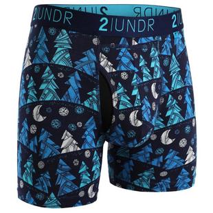 2UNDR Mens Swing Shift 9 Boxer Long Leg Underwear (Black/Grey, Small) at   Men's Clothing store