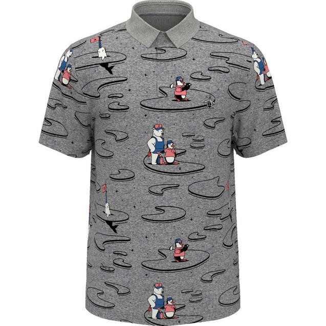 Men's Polar Pete Print Short Sleeve Polo ORIGINAL PENGUIN GOLF