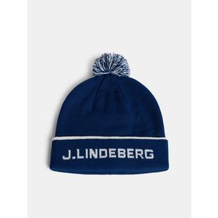 Men's Stripe Beanie with Pom J LINDEBERG