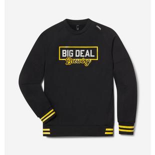 Chandail à col rond  Big Deal Brewing Script Crossover pour hommes BARSTOOL